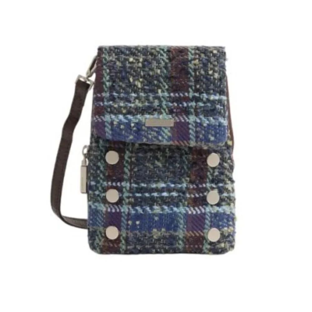 NWT HAMMITT VIP Mobile Crossbody, Woven Waltz and Brushed Silver Hardware